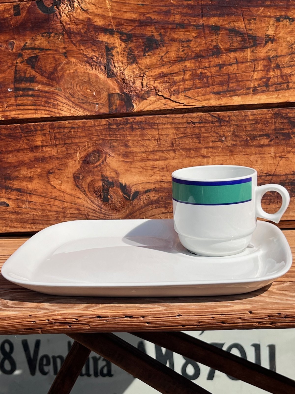 画像1: FIGGIO "MADE IN NORWAY" 1960〜70'S CUP＋PLATE☕️TV SET ＃2