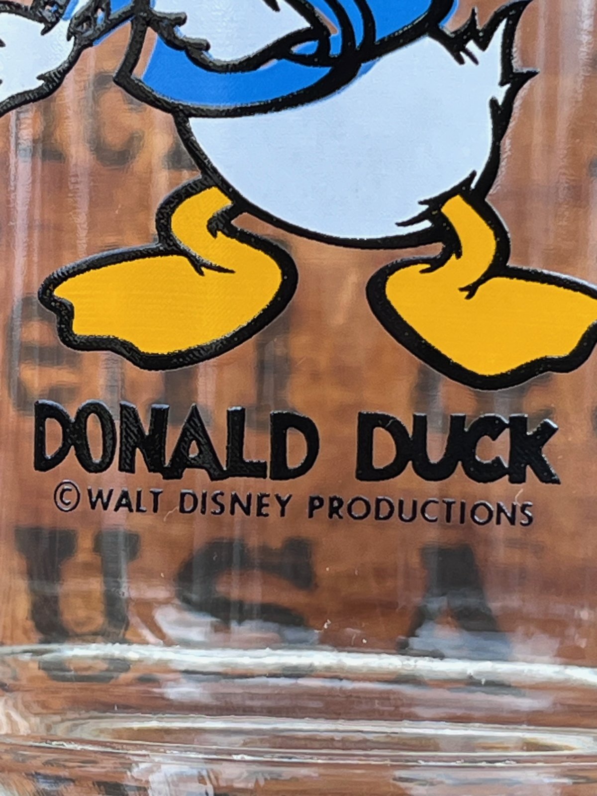 画像3: DISNEY WORLD "DONALD DUCK" 1970'S GLASS MUG