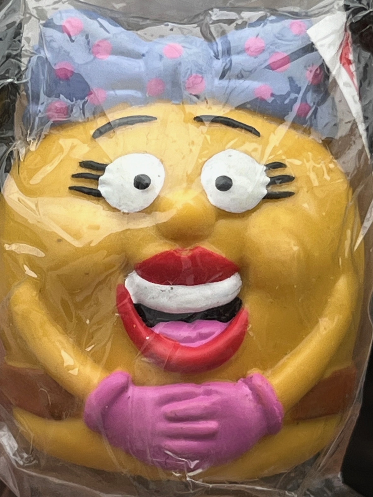 画像1: JACK IN THE BOX "MISS. BURGER🎀PURPLE” 1990'S FINGER PUPPET