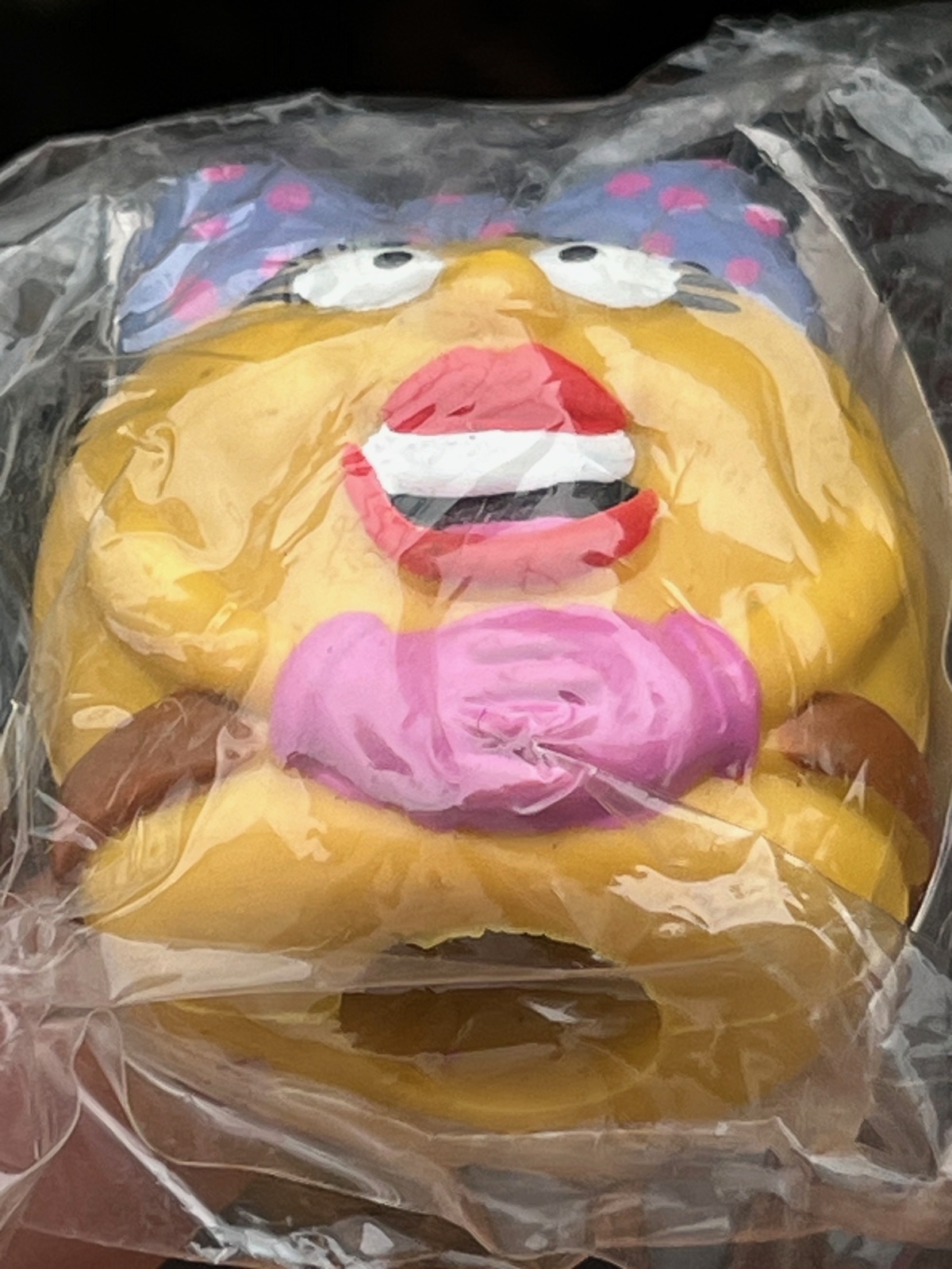画像2: JACK IN THE BOX "MISS. BURGER🎀PURPLE” 1990'S FINGER PUPPET
