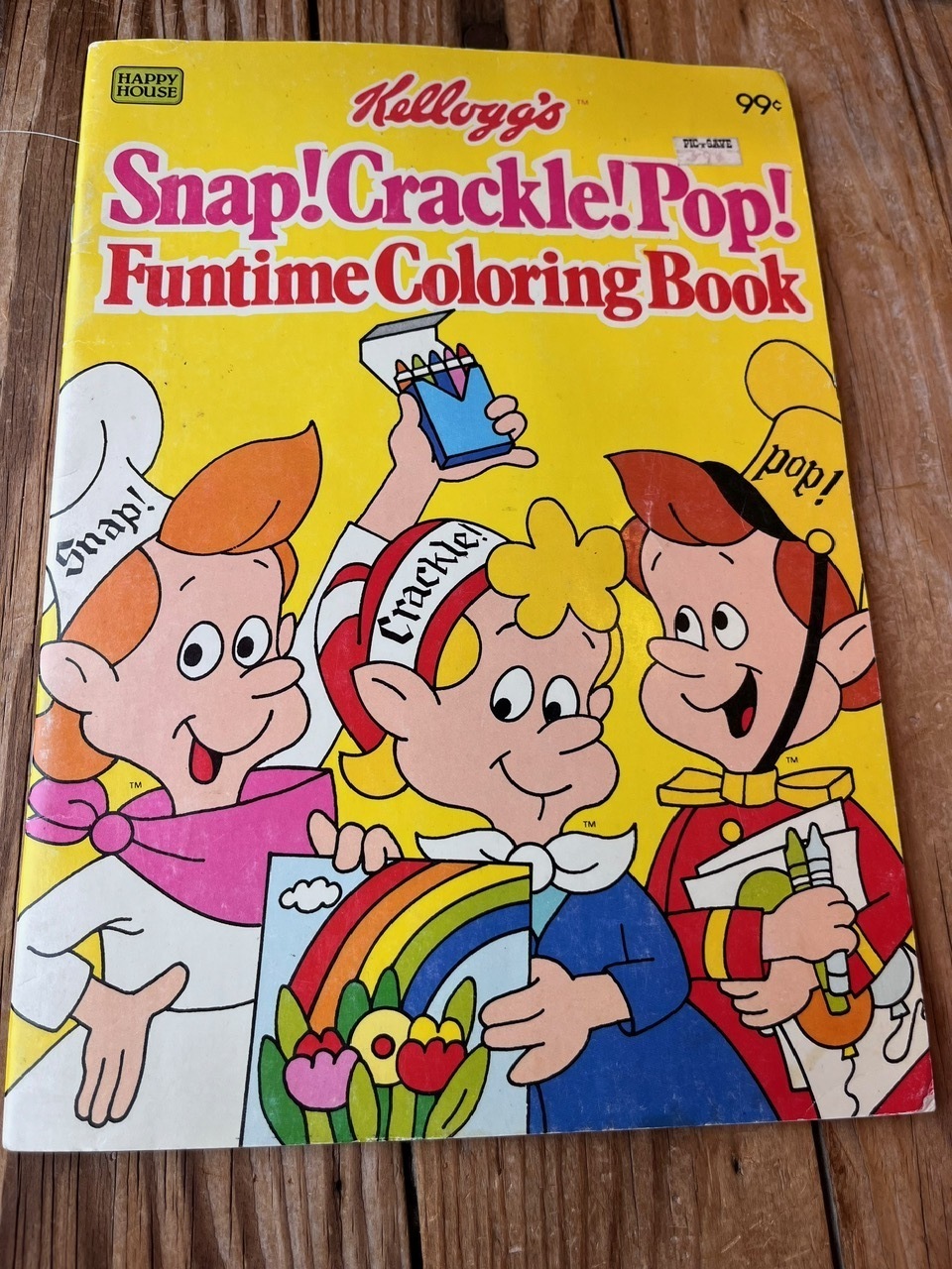 画像1: KELLOGG'S "SNAP! CRACKLE! POP!" 1980'S COLORING BOOK 