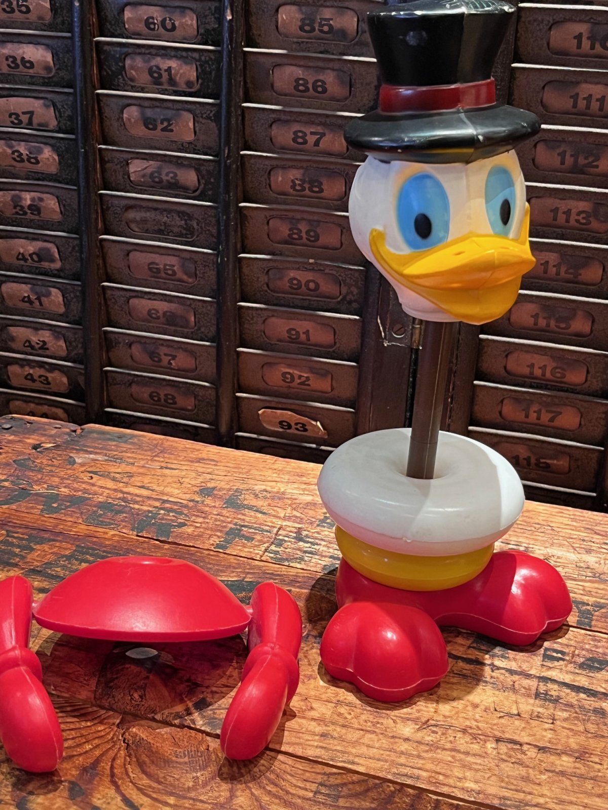 画像10: SCROOGE McDUCK 1960'S STACKING PUZZLE FIGURE