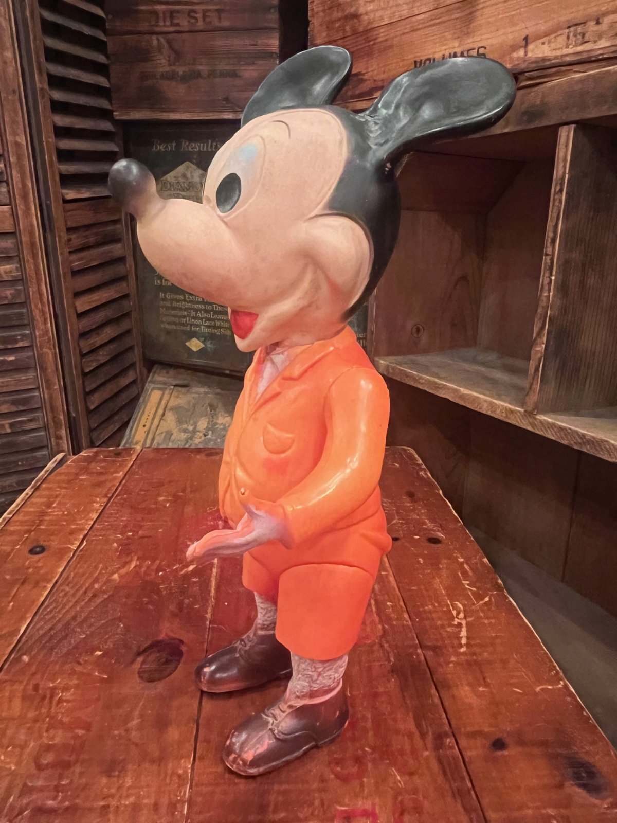 画像3: MICKEY MOUSE "MADE IN ITALY" 1950'S POSEABLE FIGURE　