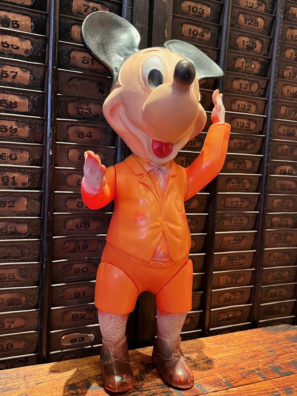 画像6: MICKEY MOUSE "MADE IN ITALY" 1950'S POSEABLE FIGURE　