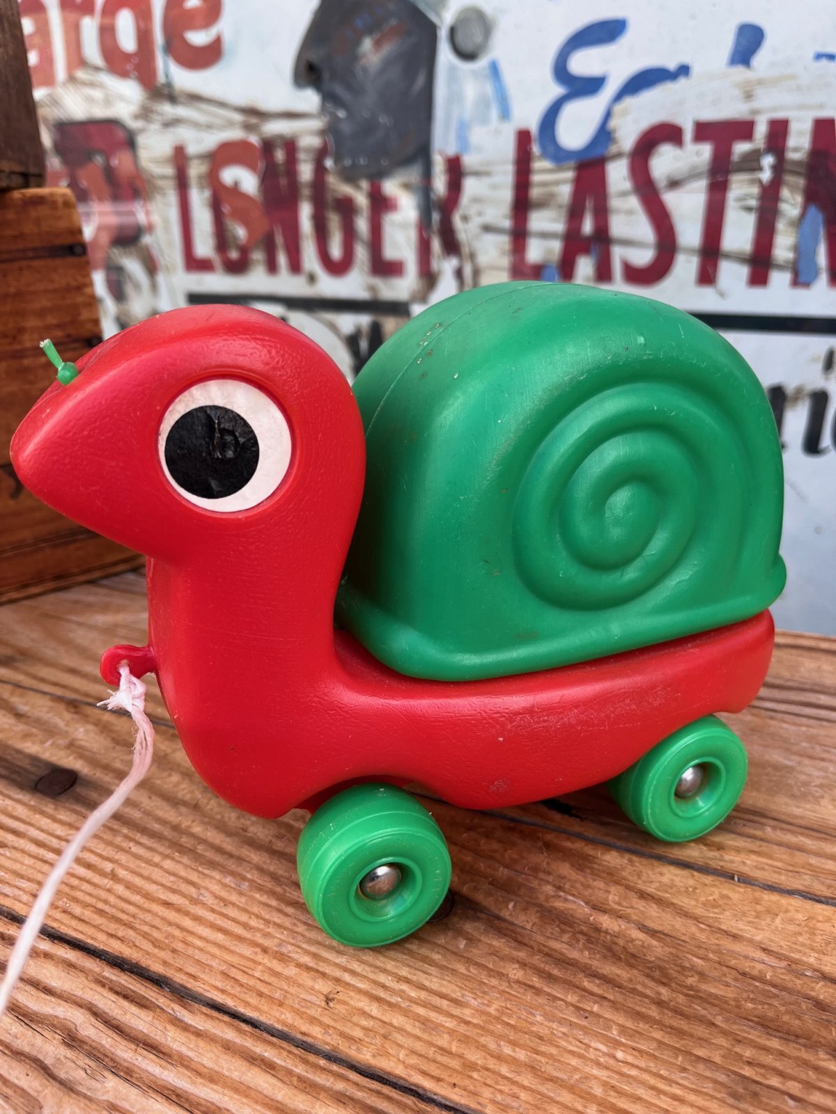 画像1: SNAILS🍅VINTAGE PULL TOY