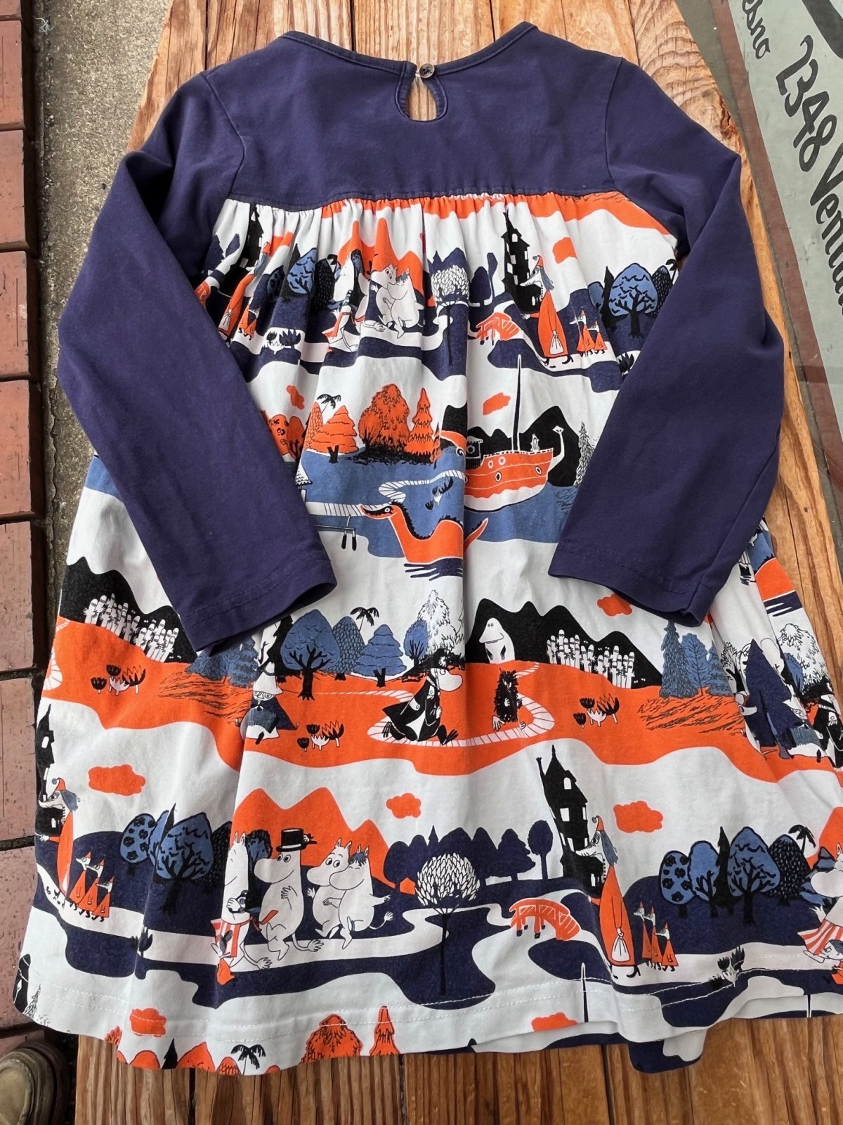 画像2: MOOMIN WORLD  KIDS USED DRESS