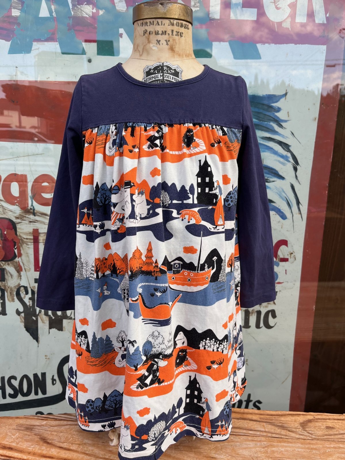 画像7: MOOMIN WORLD  KIDS USED DRESS