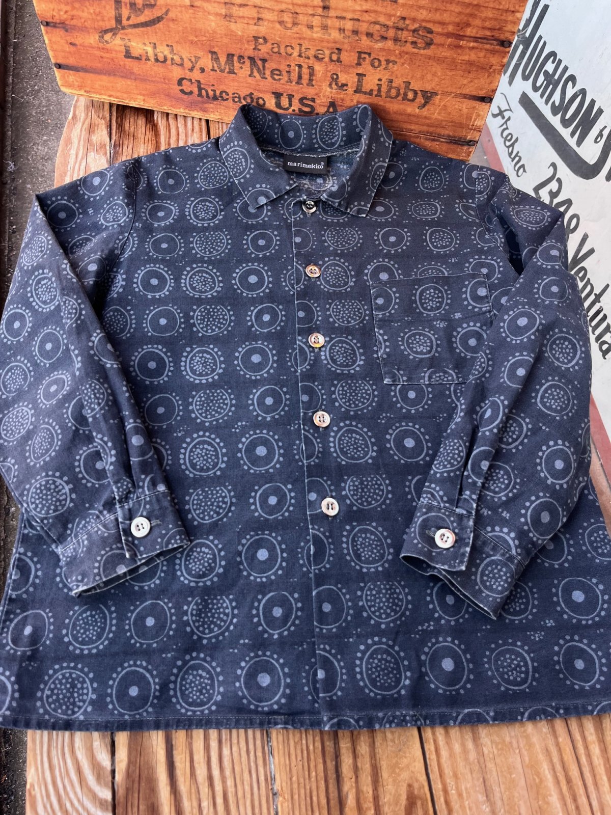 画像1: MARIMEKKO "MADOJA" KIDS USED SHIRTS