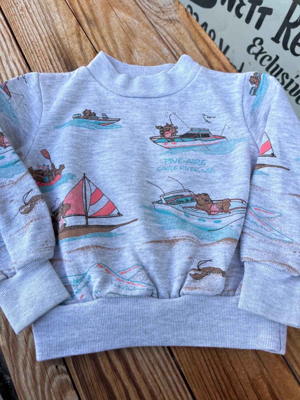 画像2: EAGLE RIVER "MADE IN USA" KIDS VINTAGE SWEAT SHIRTS
