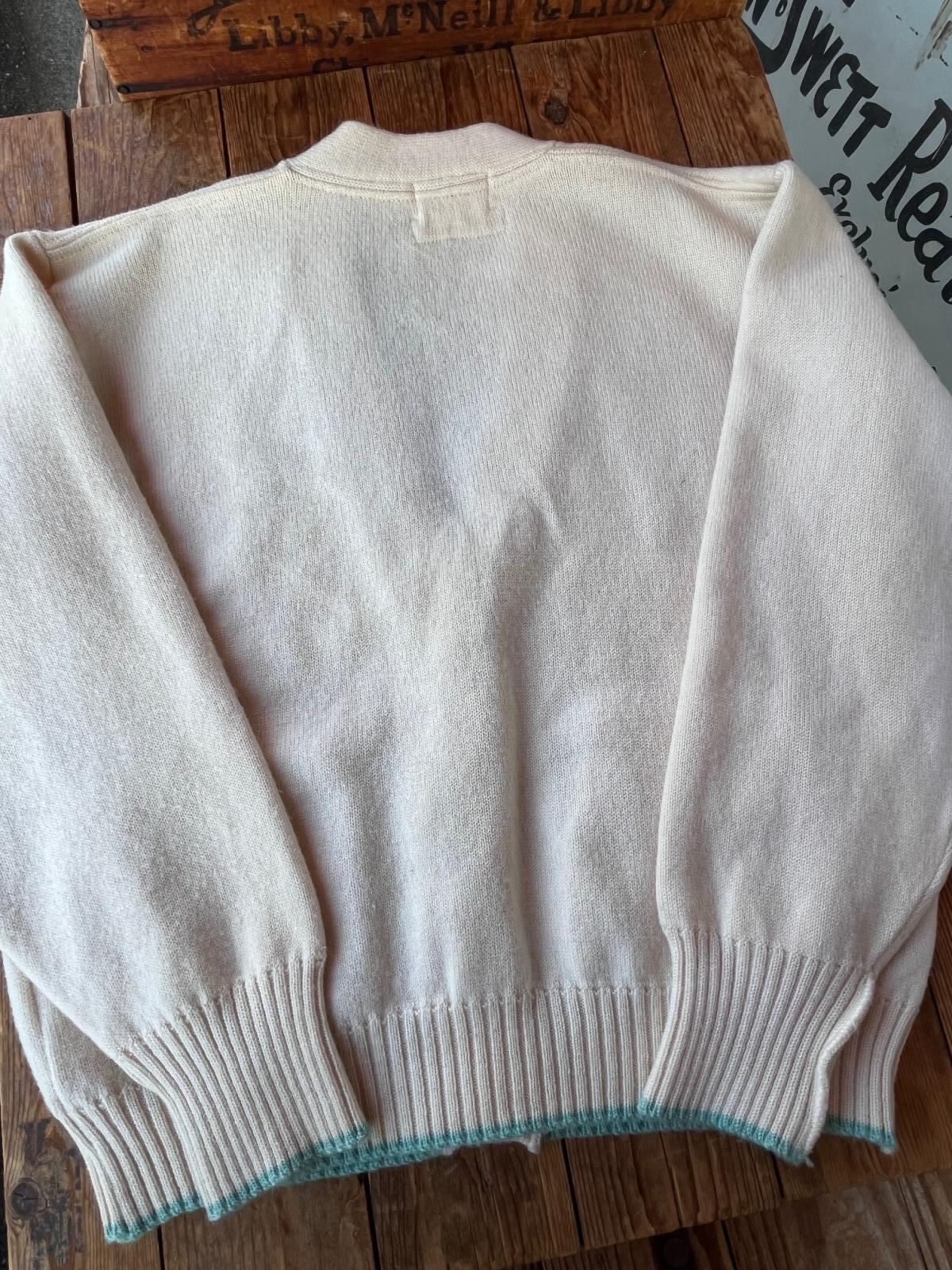 画像3: CRITERION SWEATERS "DIRIGEANTS" KIDS 1960'S VARSITY CARDIGAN