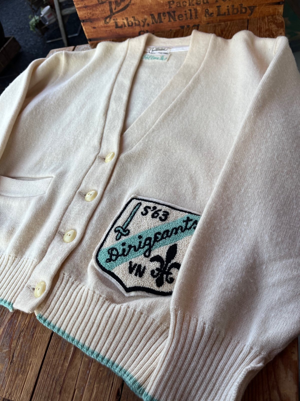 画像7: CRITERION SWEATERS "DIRIGEANTS" KIDS 1960'S VARSITY CARDIGAN