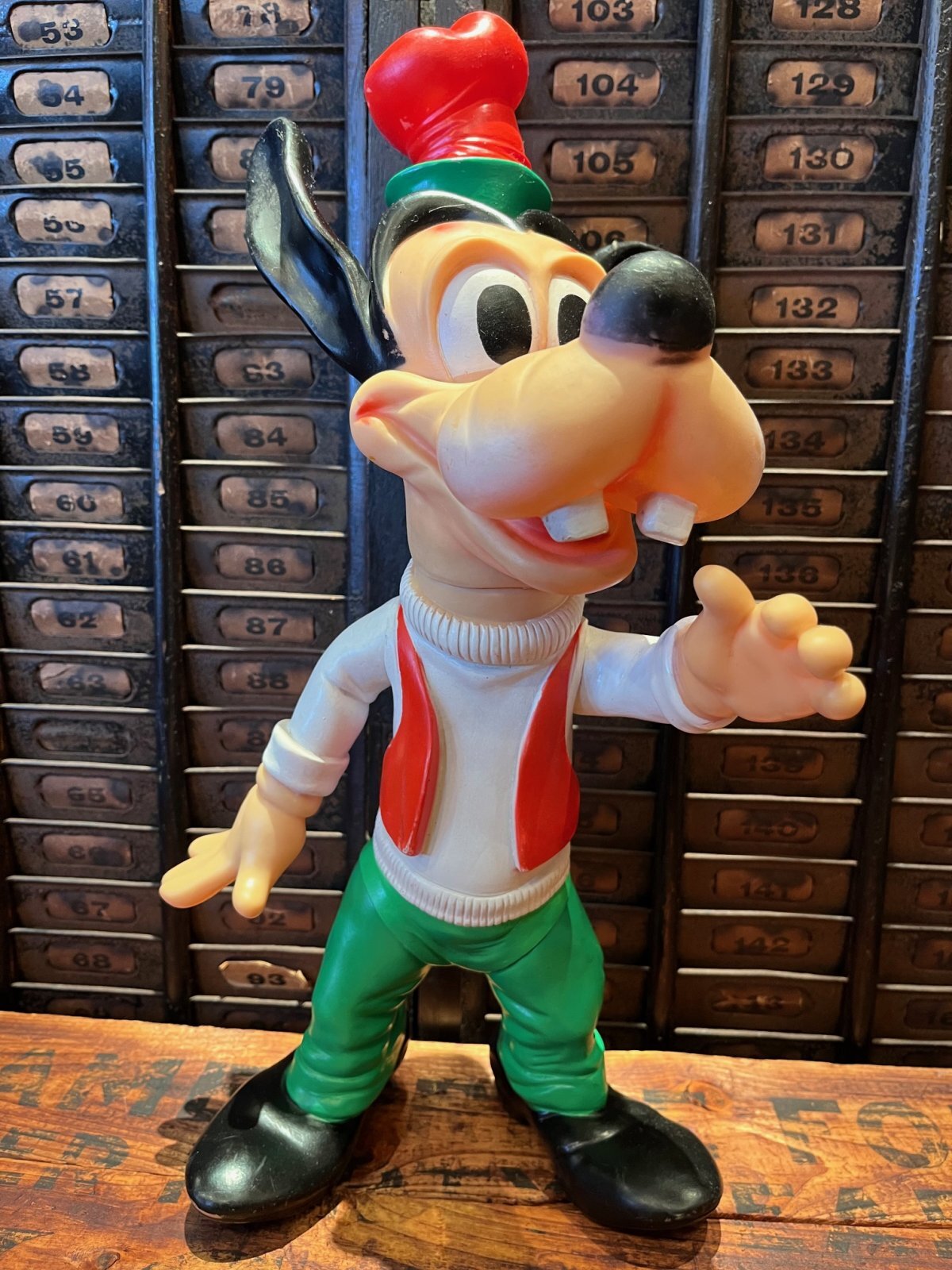画像1: GOOFY "MADE IN ITALY" 1960'S LEDRAPLASTIC FIGURE