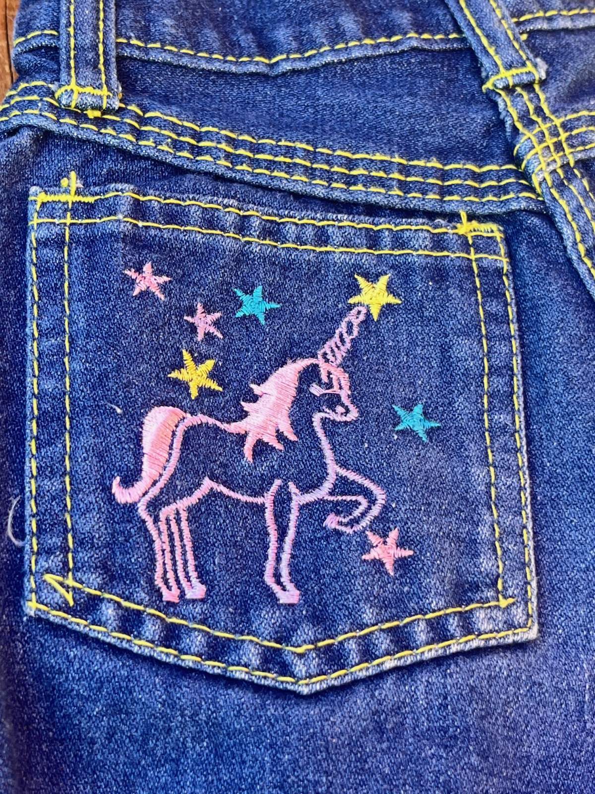 画像1: LITTLE BUGGERS🐛 KIDS 1980'S DENIM PANTS 