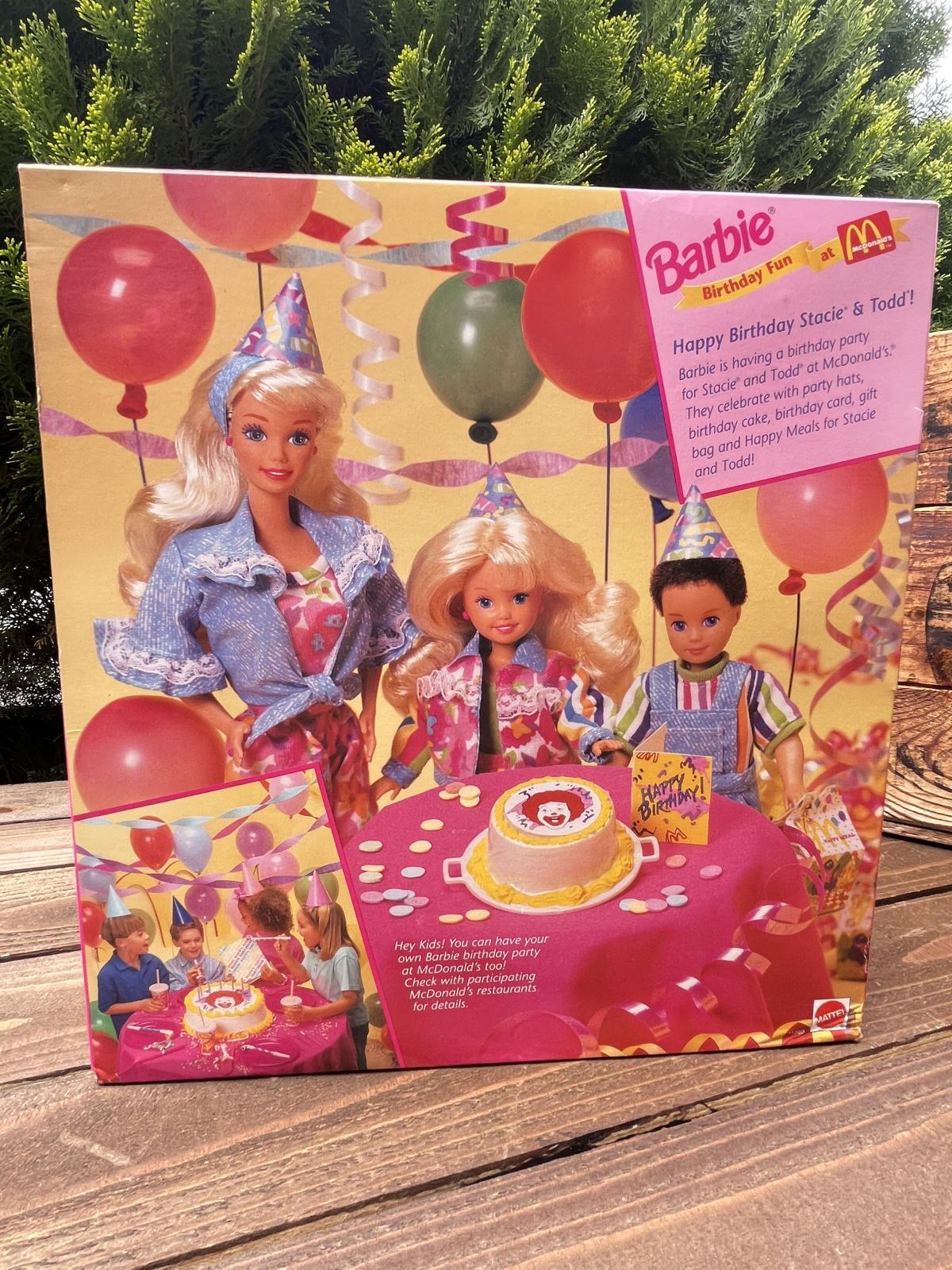 画像16: BARBIE "McDONALD'S🎉BIRTHDAY FUN"" 1990'S D.STOCK SPECIAL LIMITED EDITION DOLL SET