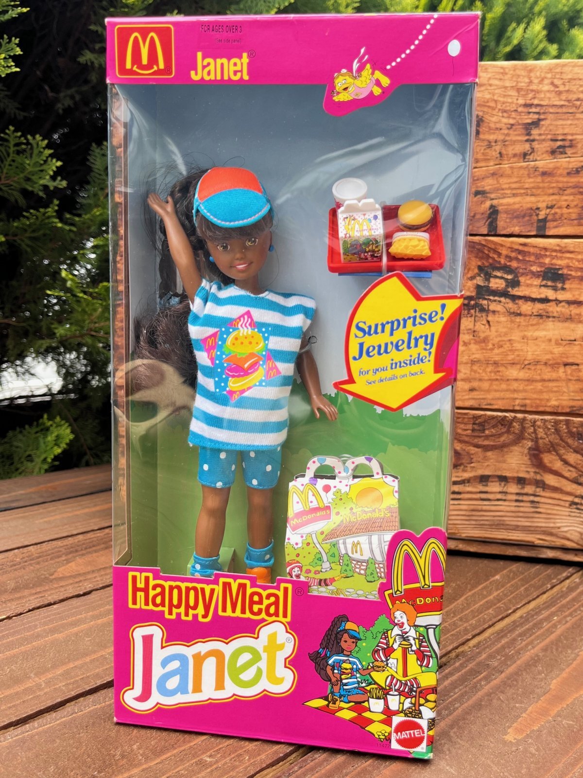 画像1: BARBIE "McDONALD'S HAPPY MEAL🍔JANET" 1990'S D.STOCK SPECIAL LIMITED EDITION DOLL 
