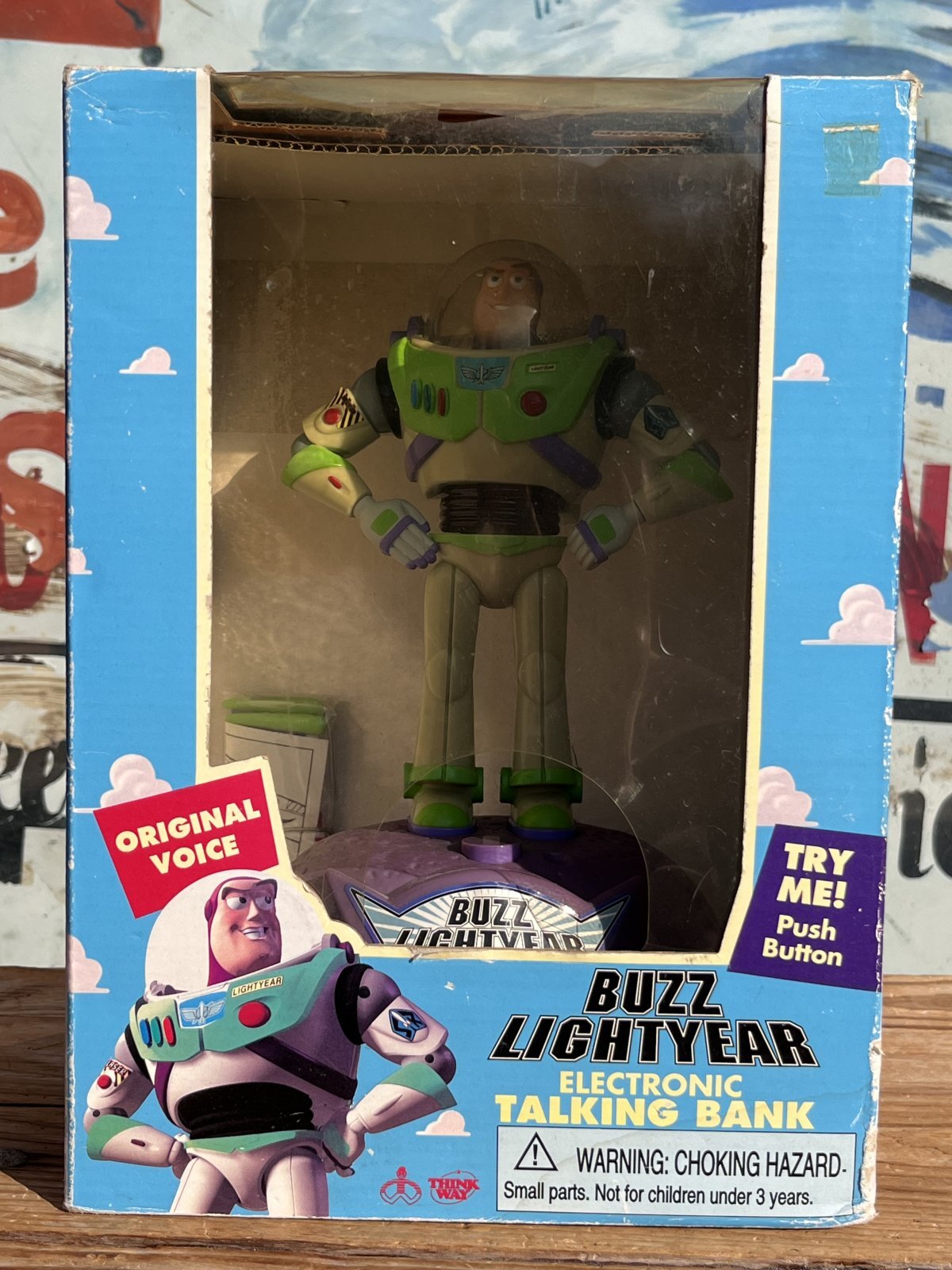 画像1: TOY STORY1 "BUZZ" 1990'S TALKING BANK FIGURE