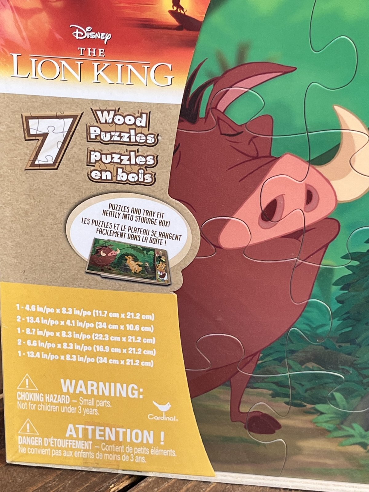画像3: LION KING 2019'S D.STOCK "7" WOOD PUZZLES