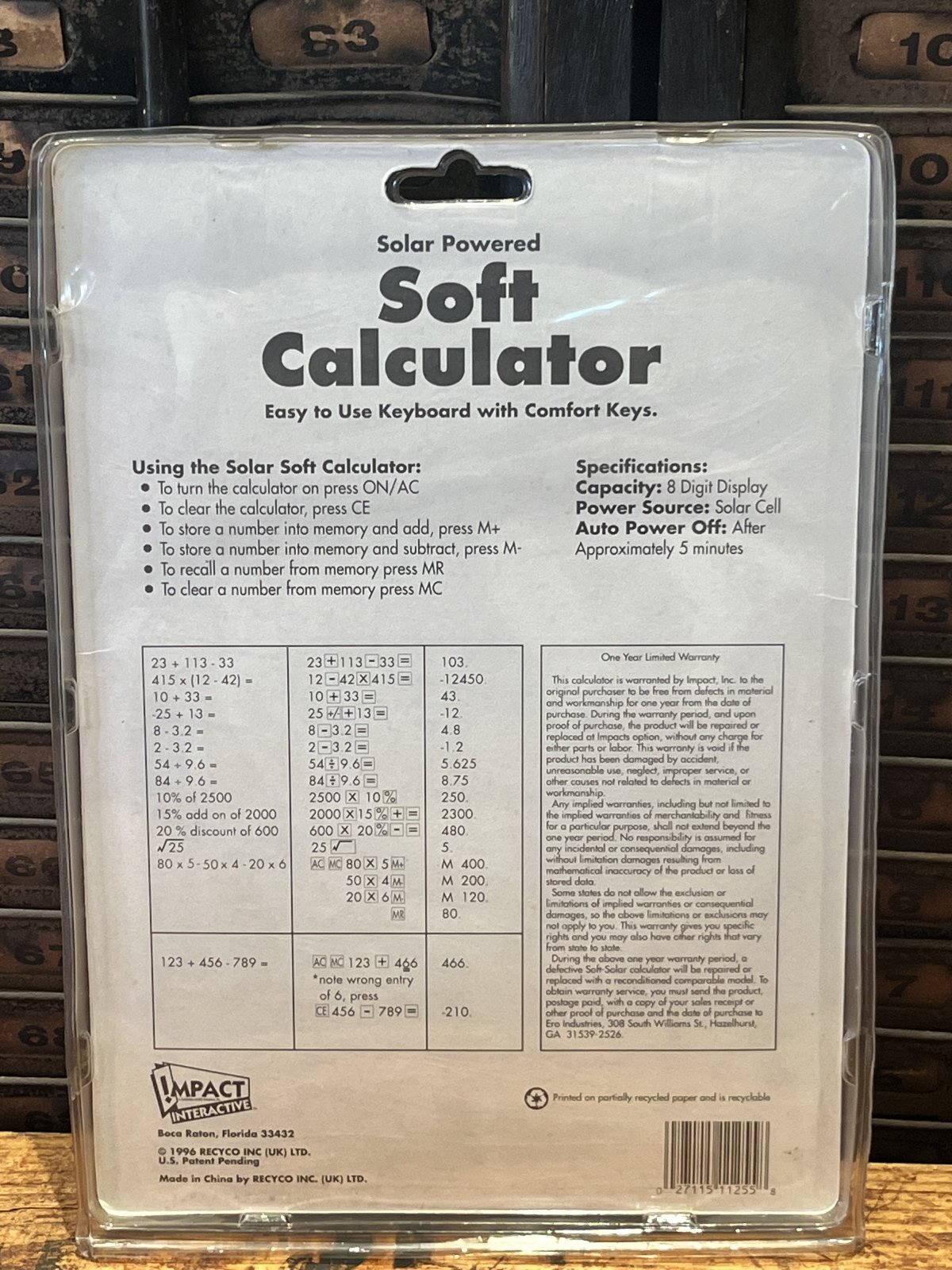 画像7: TOY STORY1 "BUZZ" 1996'S D.STOCK SOFT CALCULATOR