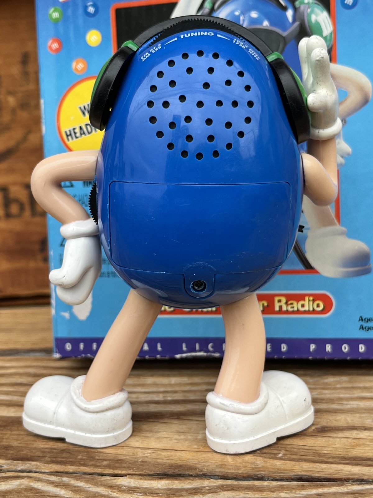 画像4: M&M'S "BLUE CHARACTER RADIO"＋HEADPHONES  